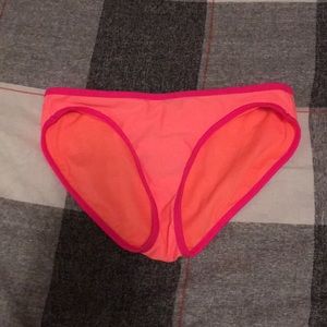 Hot Pink and Orange Bikini Bottoms